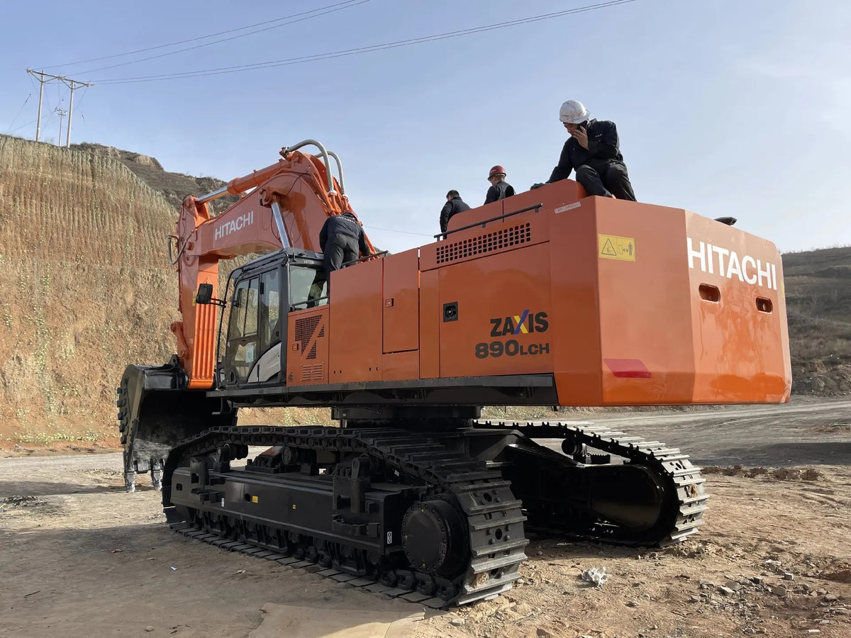 Used HITACHI ZX890LCH crawler excavator real inventory view 3