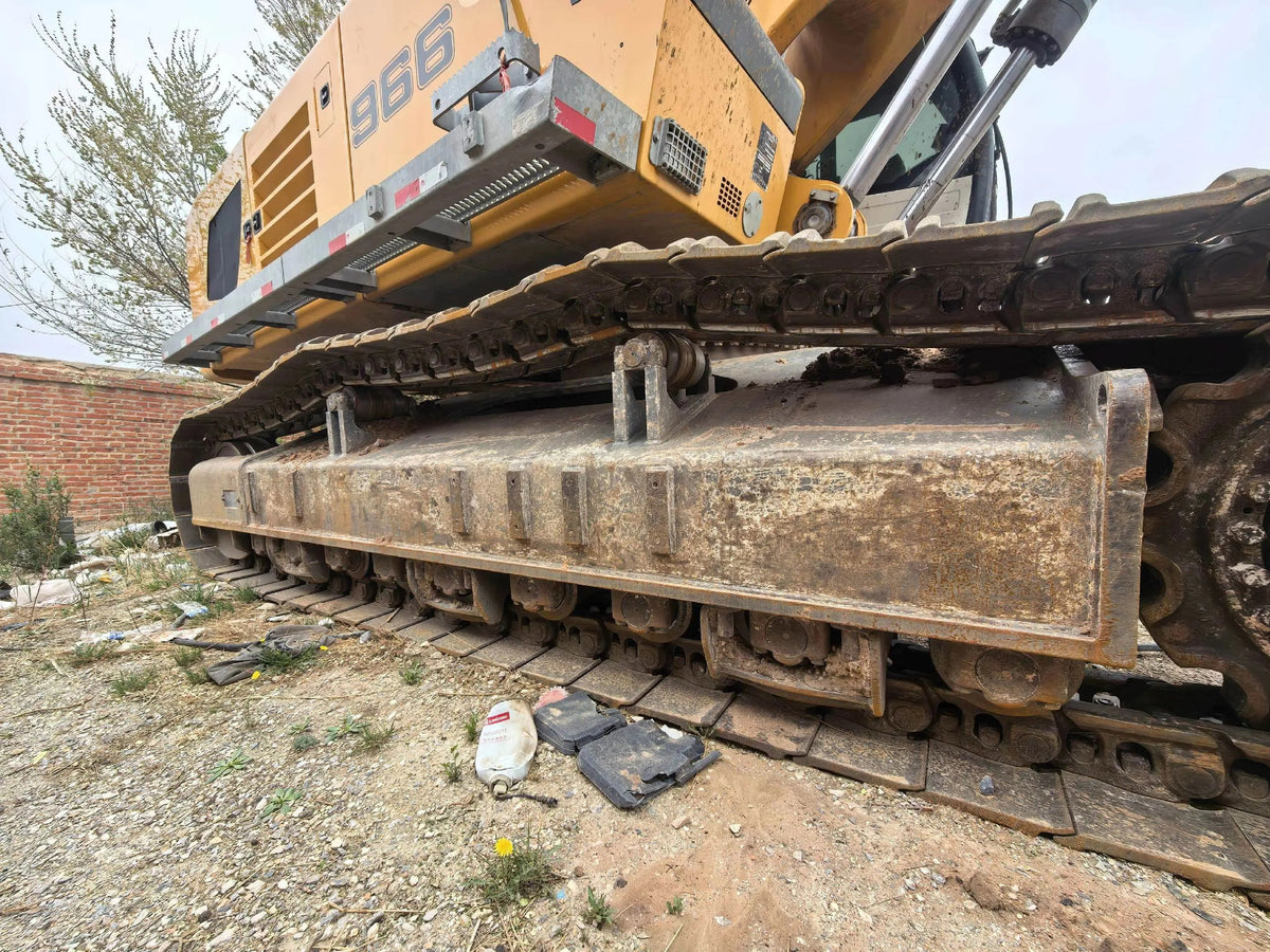 Used Liebherr R966 crawler excavator real inventory view 6