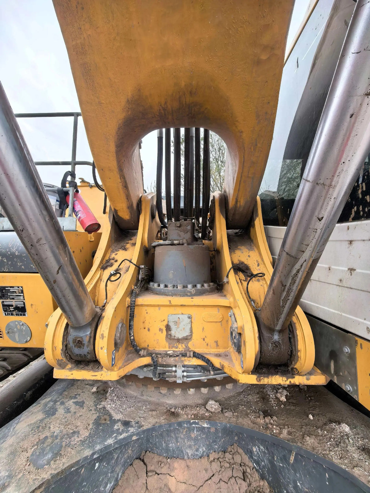 Used Liebherr R966 crawler excavator real inventory view 7