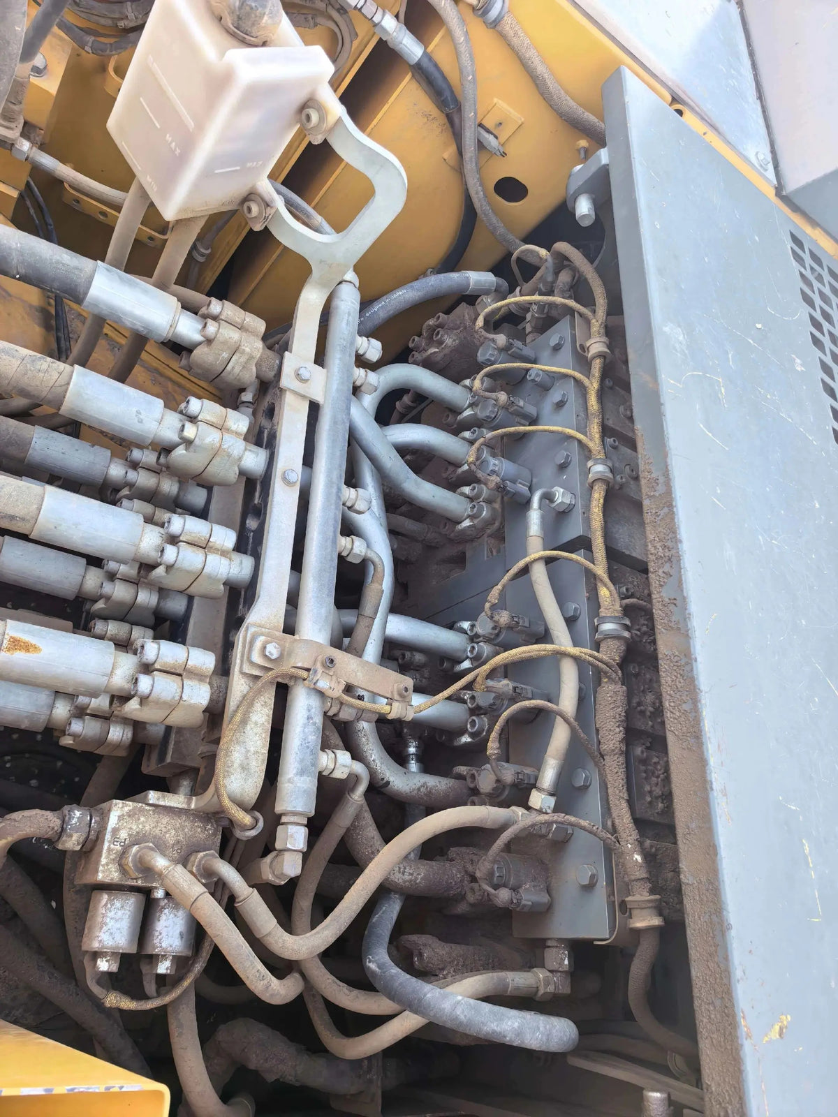 Used Liebherr R966 crawler excavator real inventory view 5