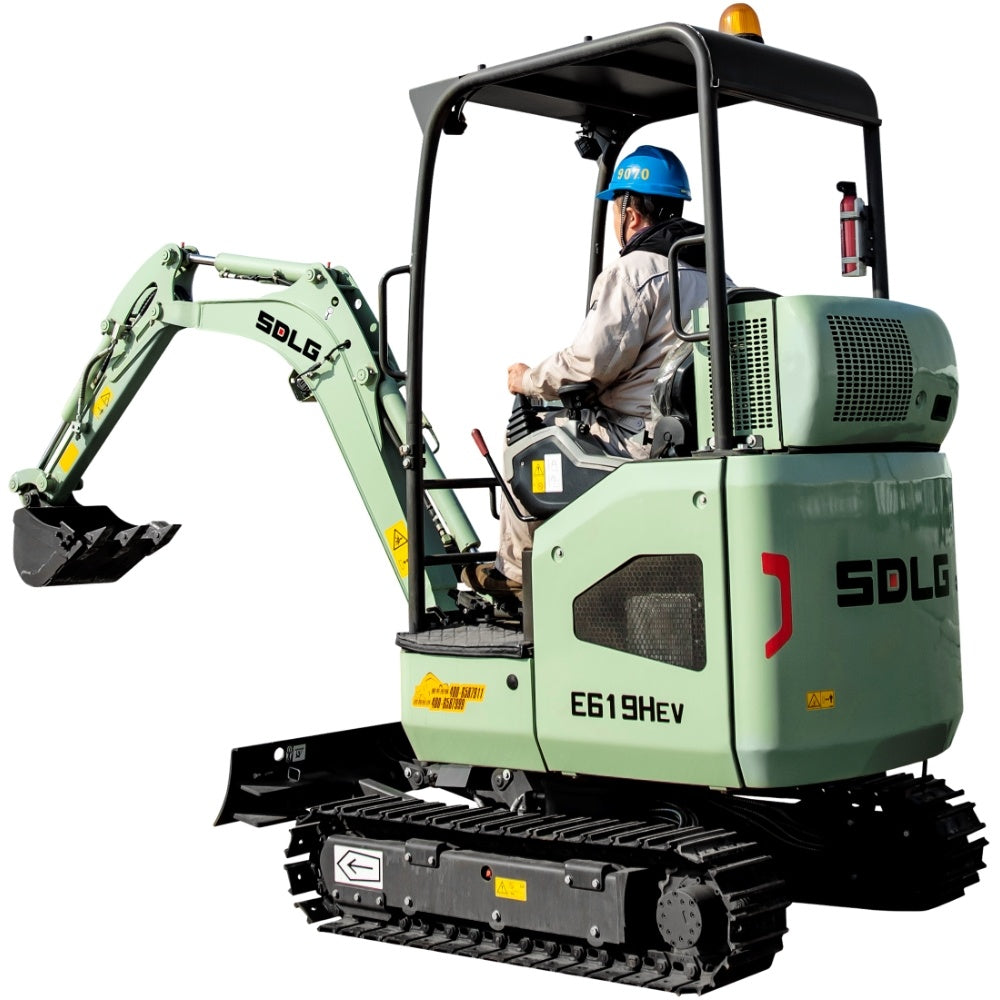 New Sdlg E619HEV Excavator for Sale rear side view