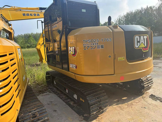 Used Caterpillar 307E Excavator for Sale rear side view