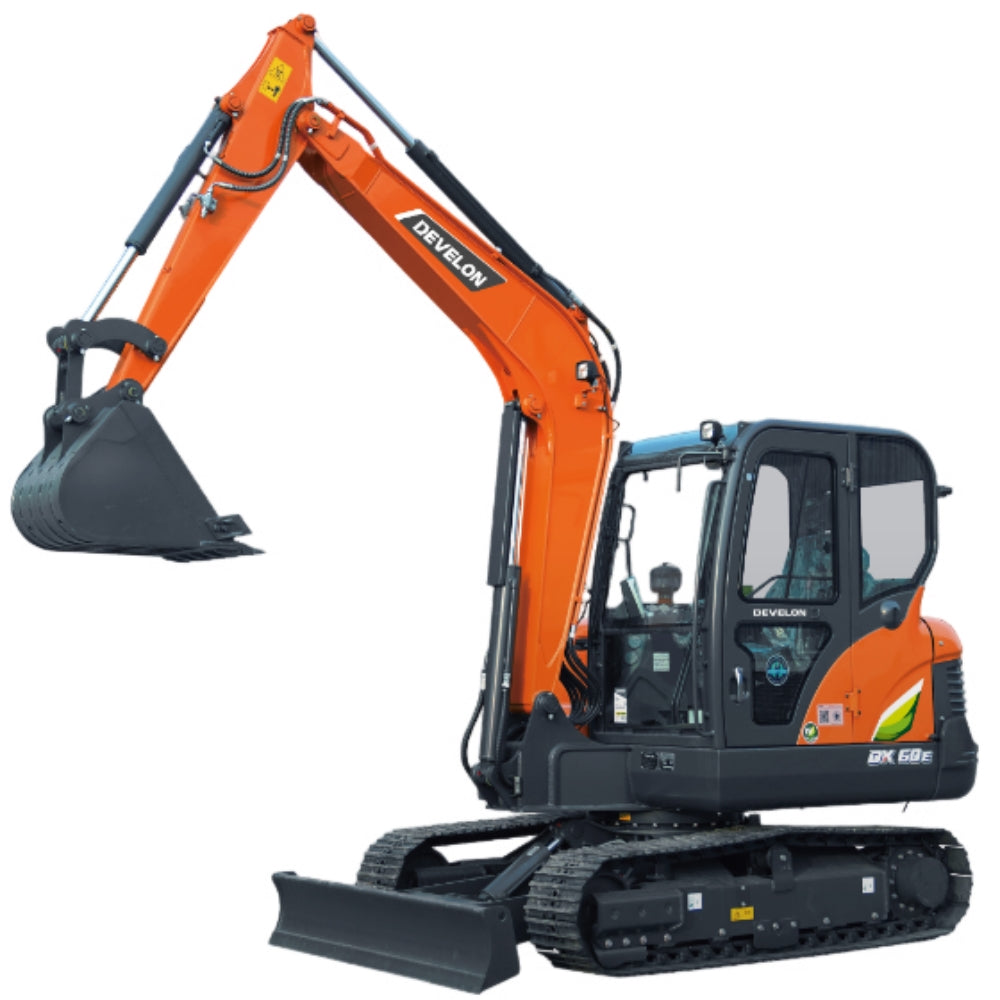 New Develon DX60E Excavator for Sale side view