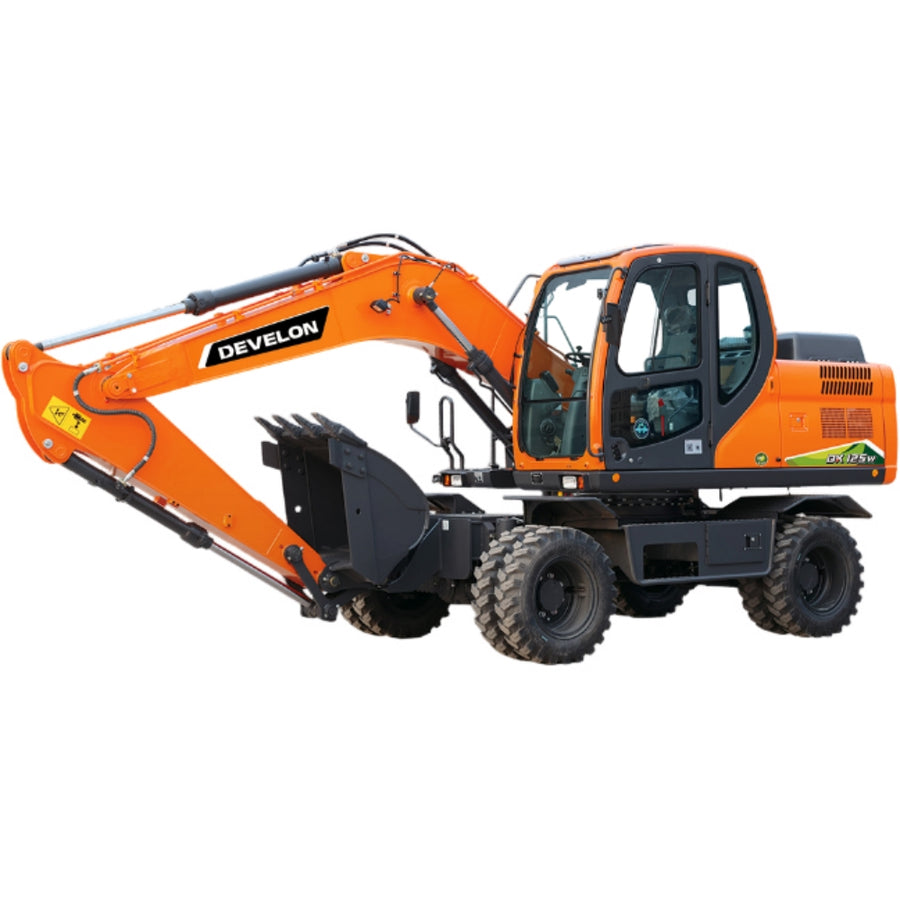 Excavadora de ruedas DEVELON DX125W nueva en venta | Precio DEVELON DX125W foto de detalle 1