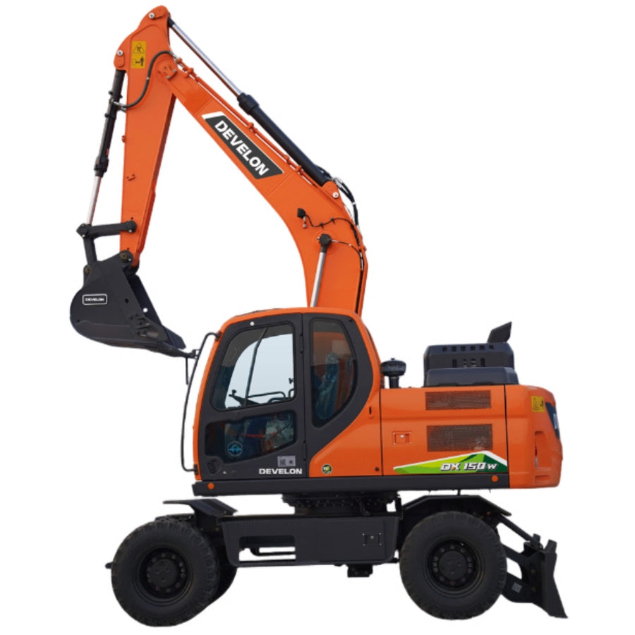 New DEVELON DX150W Wheel Excavator for Sale | DEVELON DX150W Price detail photo 1