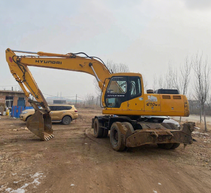 Used HYUNDAI R210W Wheel Excavator for Sale | HYUNDAI R210W Price detail photo 2