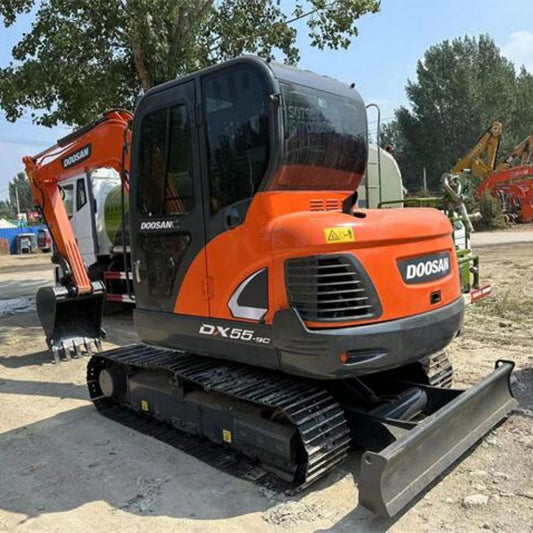 Used Doosan DX55-9C Excavator for Sale side view
