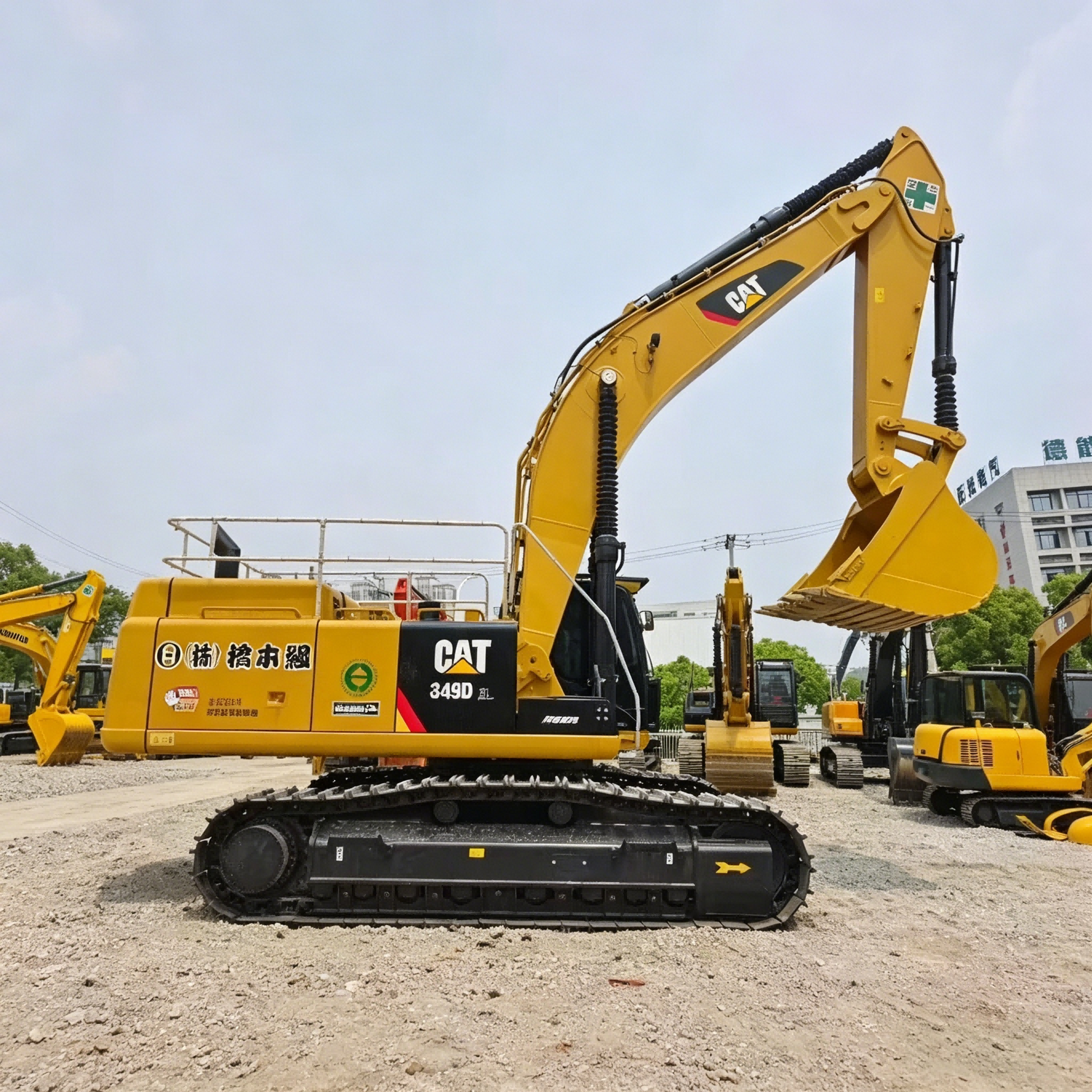 Used Caterpillar 349D2L Excavator for Sale side view