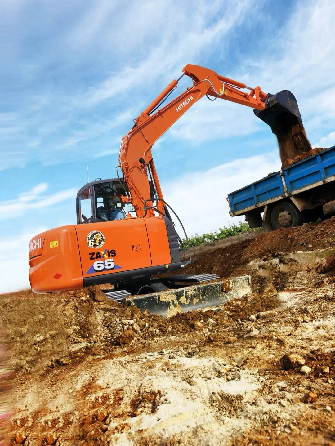 New Hitachi ZX65-6A Excavator for Sale detail view