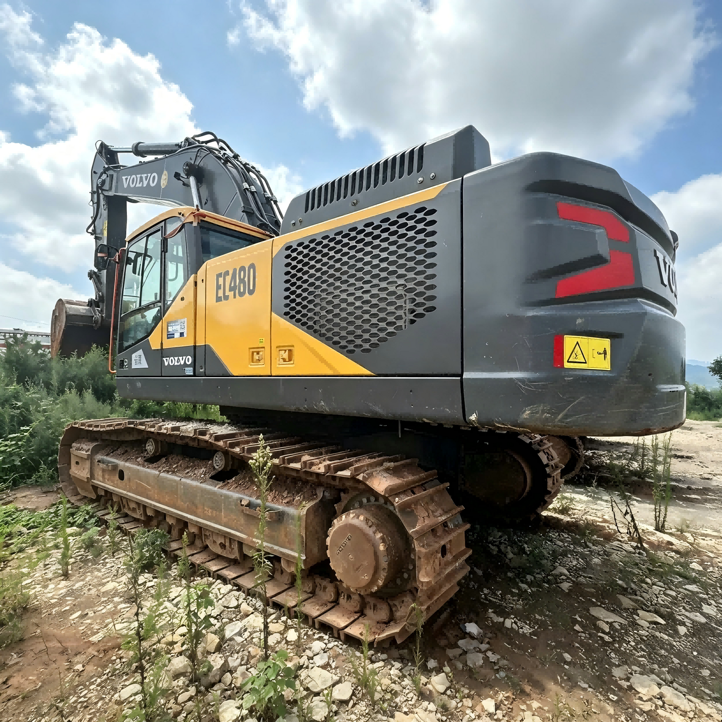 Used Volvo EC480 Excavator for Sale side view