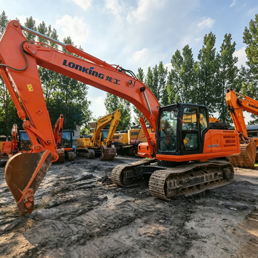 Used Lonking LG6205 Excavator for Sale side view