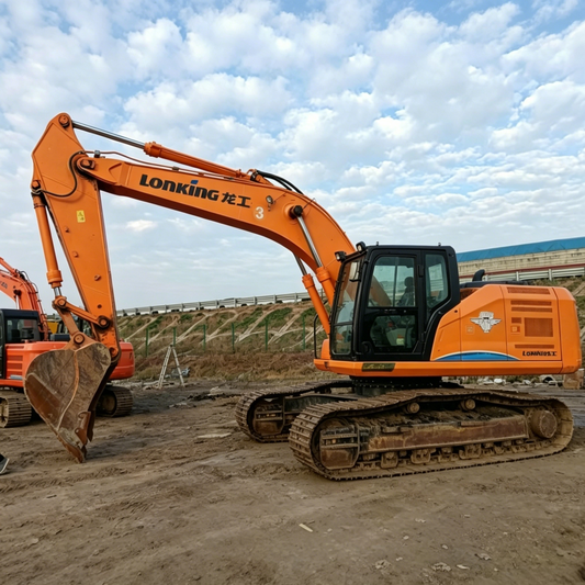 Used Lonking LG6245 Excavator for Sale side view