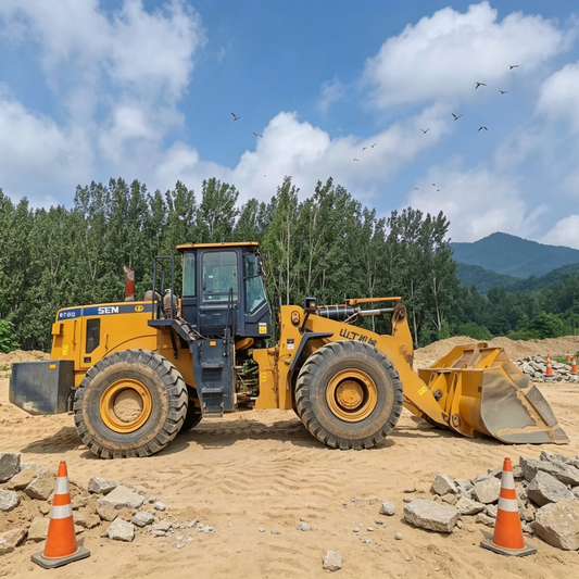 Used Sem 676D Wheel Loader for Sale side view