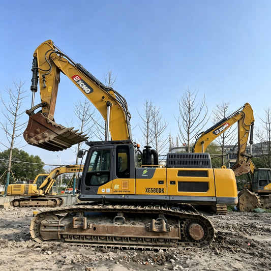 Used XCMG XE580DK Excavator for Sale side view