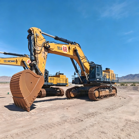 Used XCMG XE1250 Excavator for Sale side view