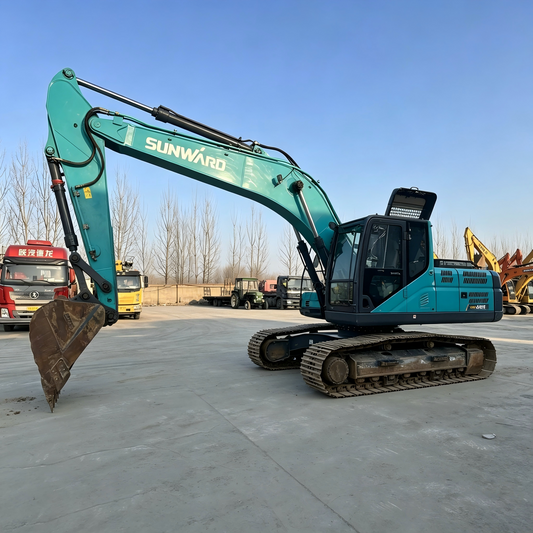 Used Sunward SWE205E Excavator for Sale side view