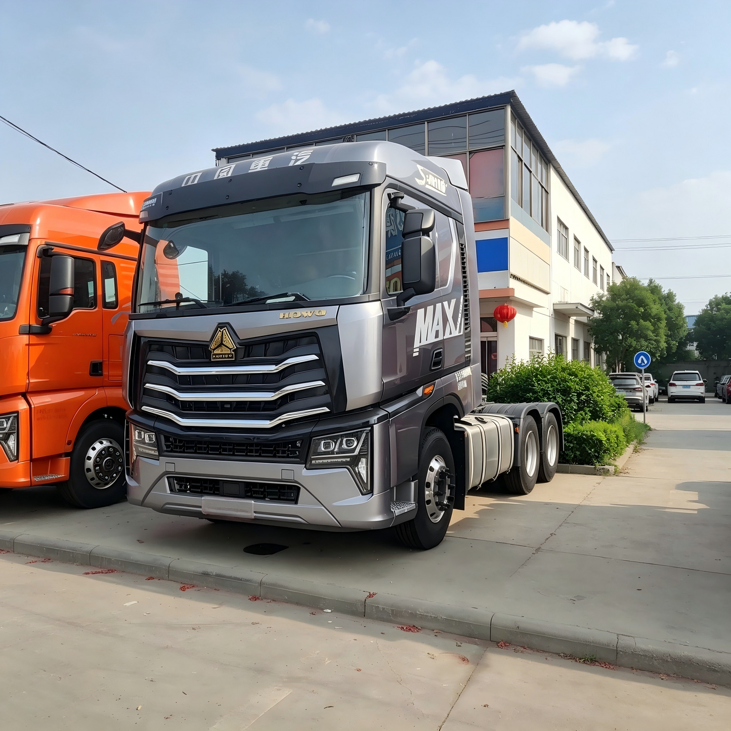 New Howo 500HP Truck Chassis for Sale side view