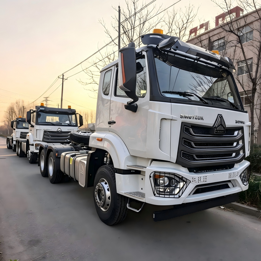 New Howo 400HP Truck Chassis for Sale side view
