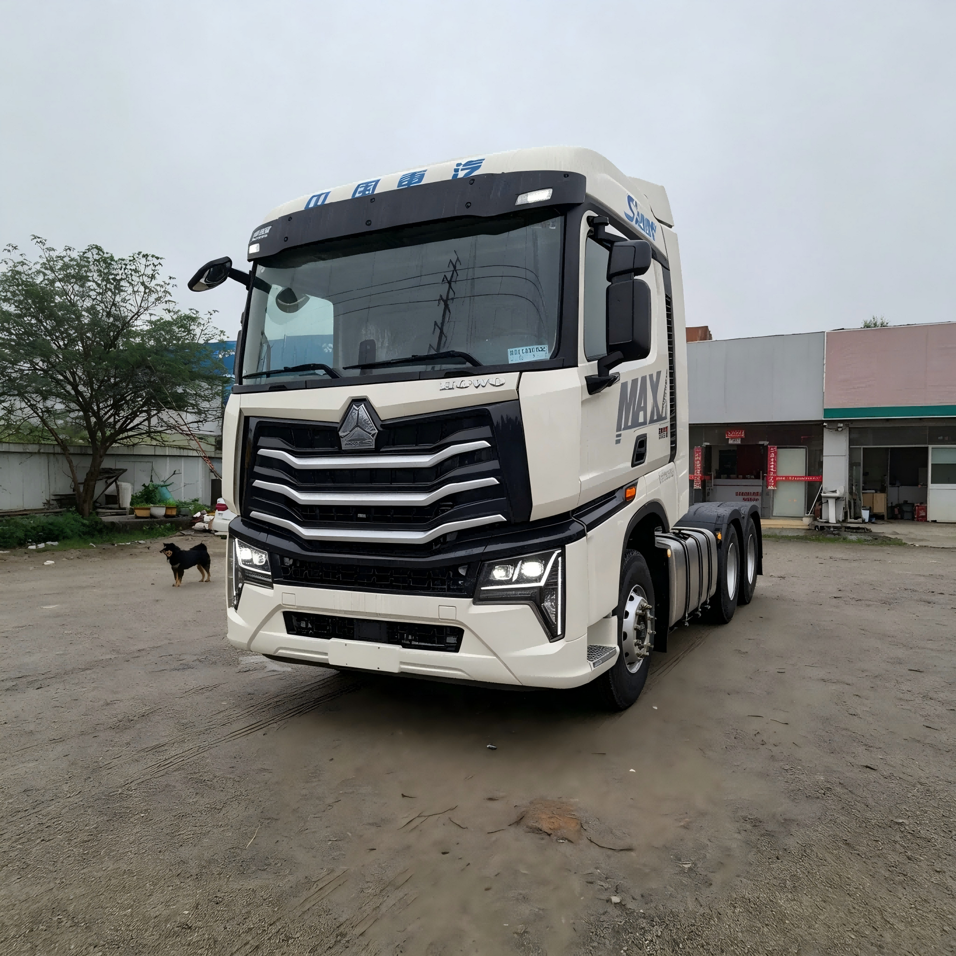 New Howo 480HP Truck Chassis for Sale side view