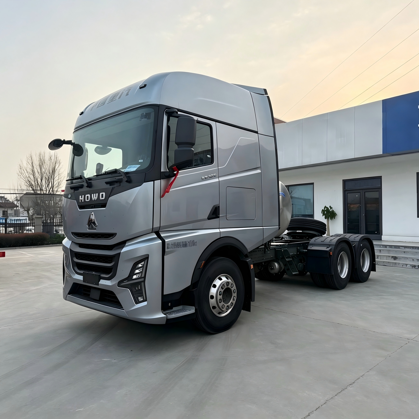 New Howo 630HP Truck Chassis for Sale side view