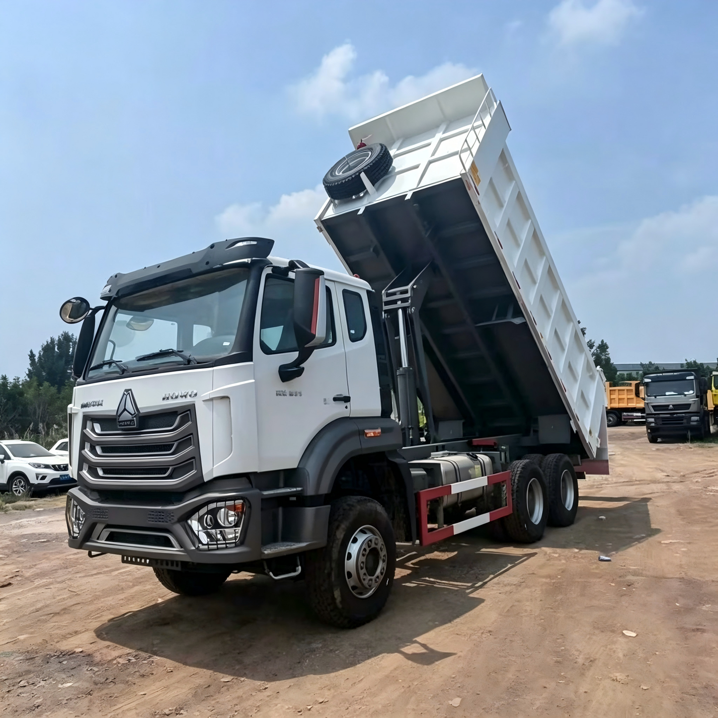 New Howo 371HP Dump Truck for Sale side view