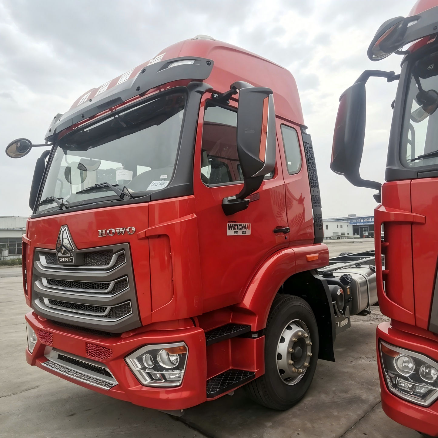 New Howo 240HP Truck Chassis for Sale side view