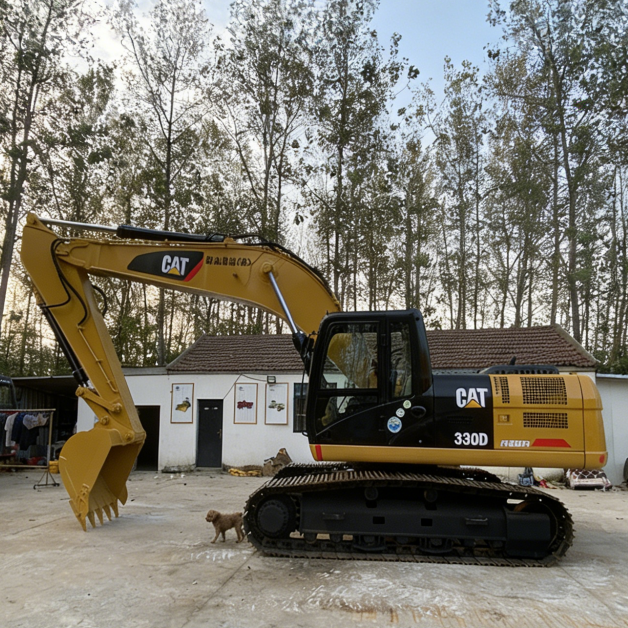 Used Caterpillar 330D Excavator for Sale side view