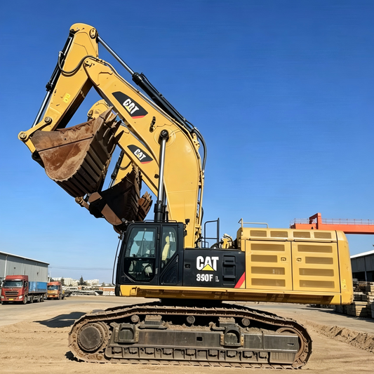 Used Caterpillar 390FL Excavator for Sale side view