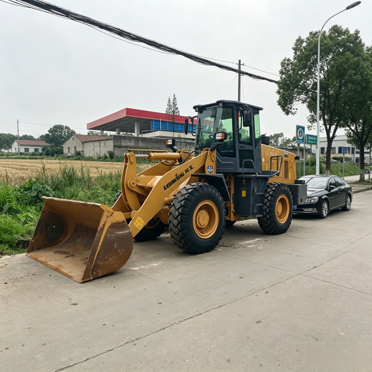 Used Lonking LG833N Wheel Loader for Sale rear side view