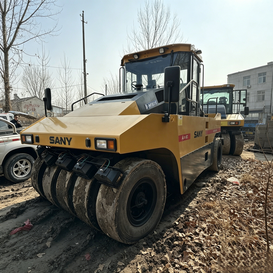 Used Sany SPR300C-8S Road Roller for Sale rear side view