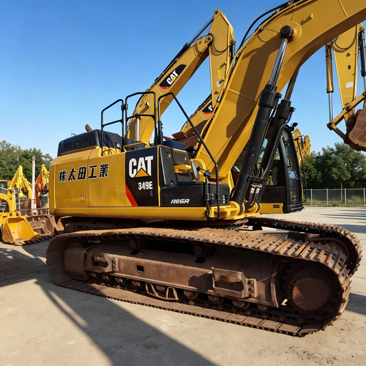 Used Caterpillar 349EL Excavator for Sale side view