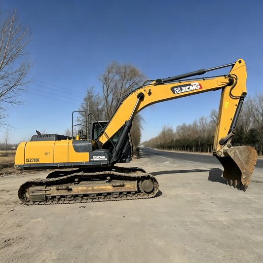 Used XCMG XE270DK Excavator for Sale side view