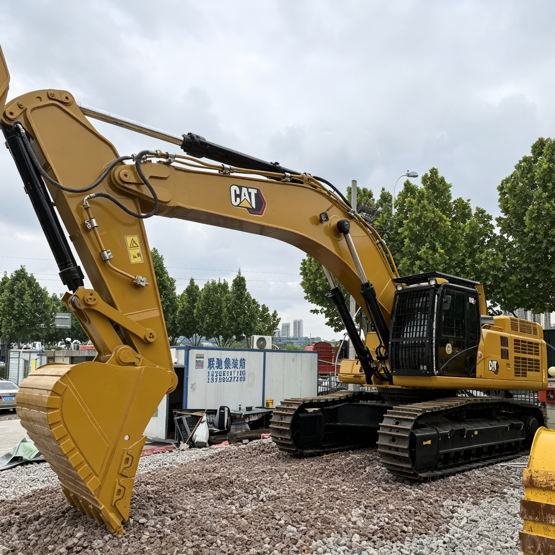 Used Caterpillar 349 Excavator for Sale side view