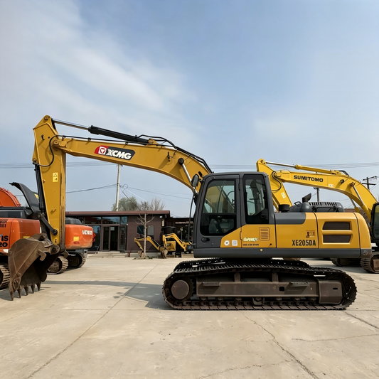 Used XCMG XE205DA Excavator for Sale side view
