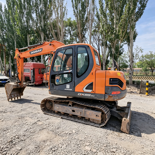 Used Doosan DX88-9C Excavator for Sale side view