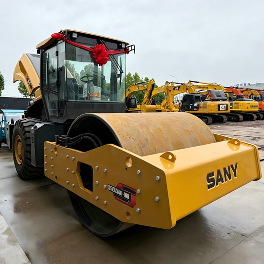 Used Sany SSR260AC-10H Road Roller for Sale side view
