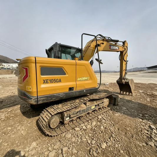 Used XCMG XE105GA Excavator for Sale side view