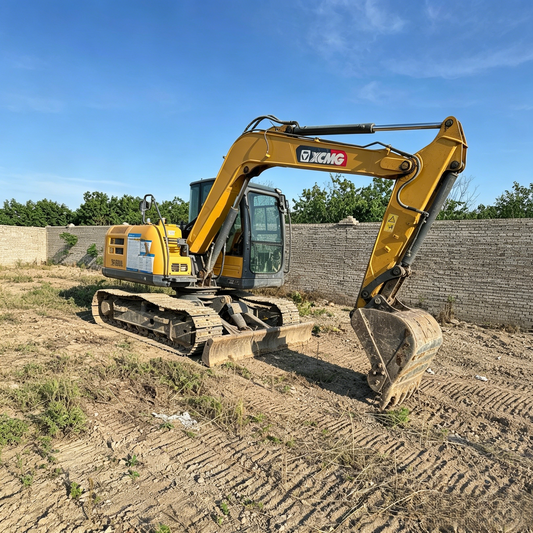 Used XCMG XE85DA Excavator for Sale side view