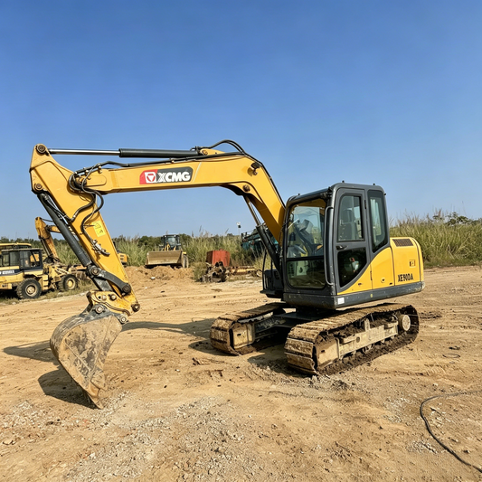 Used XCMG XE90DA Excavator for Sale side view