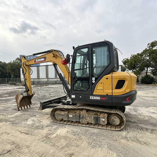 Used XCMG XE60G Excavator for Sale side view