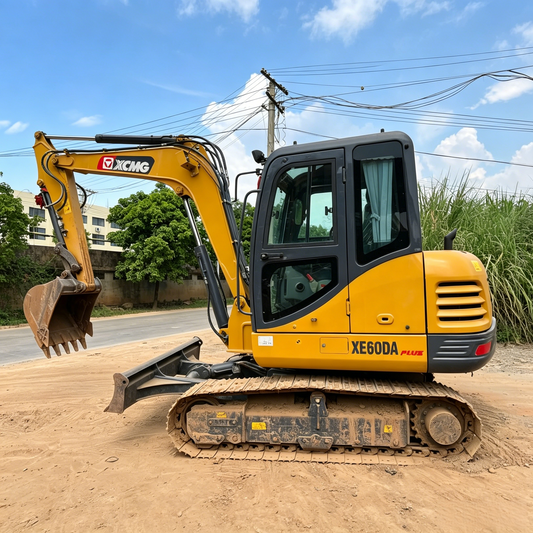 Used XCMG XE60DA Excavator for Sale - Alternative Stock side view