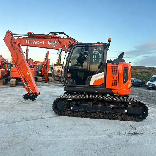 Used Hitachi ZX135 Excavator for Sale side view