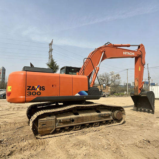 Used Hitachi EX300 Excavator for Sale side view