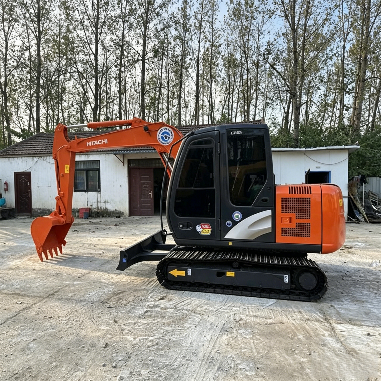 Used Hitachi ZX60 Excavator for Sale side view