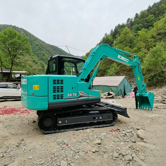 Used Kobelco SK70SR Excavator for Sale side view