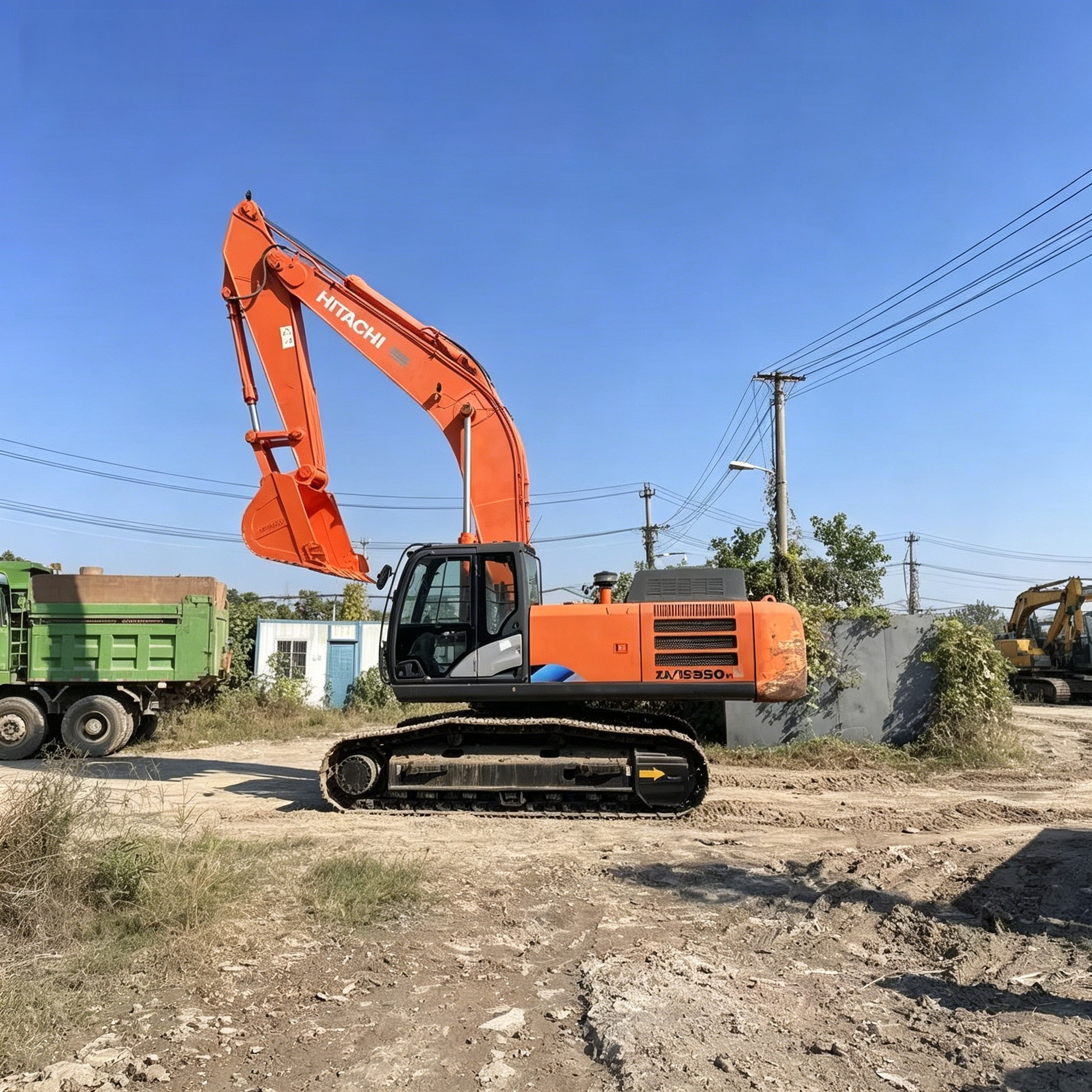 Used Hitachi ZX350-3 Excavator for Sale side view