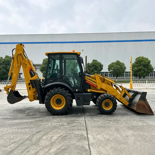 Used Liugong CLG766A Backhoe Loader for Sale side view