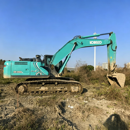 Used Kobelco SK350LC Excavator for Sale side view