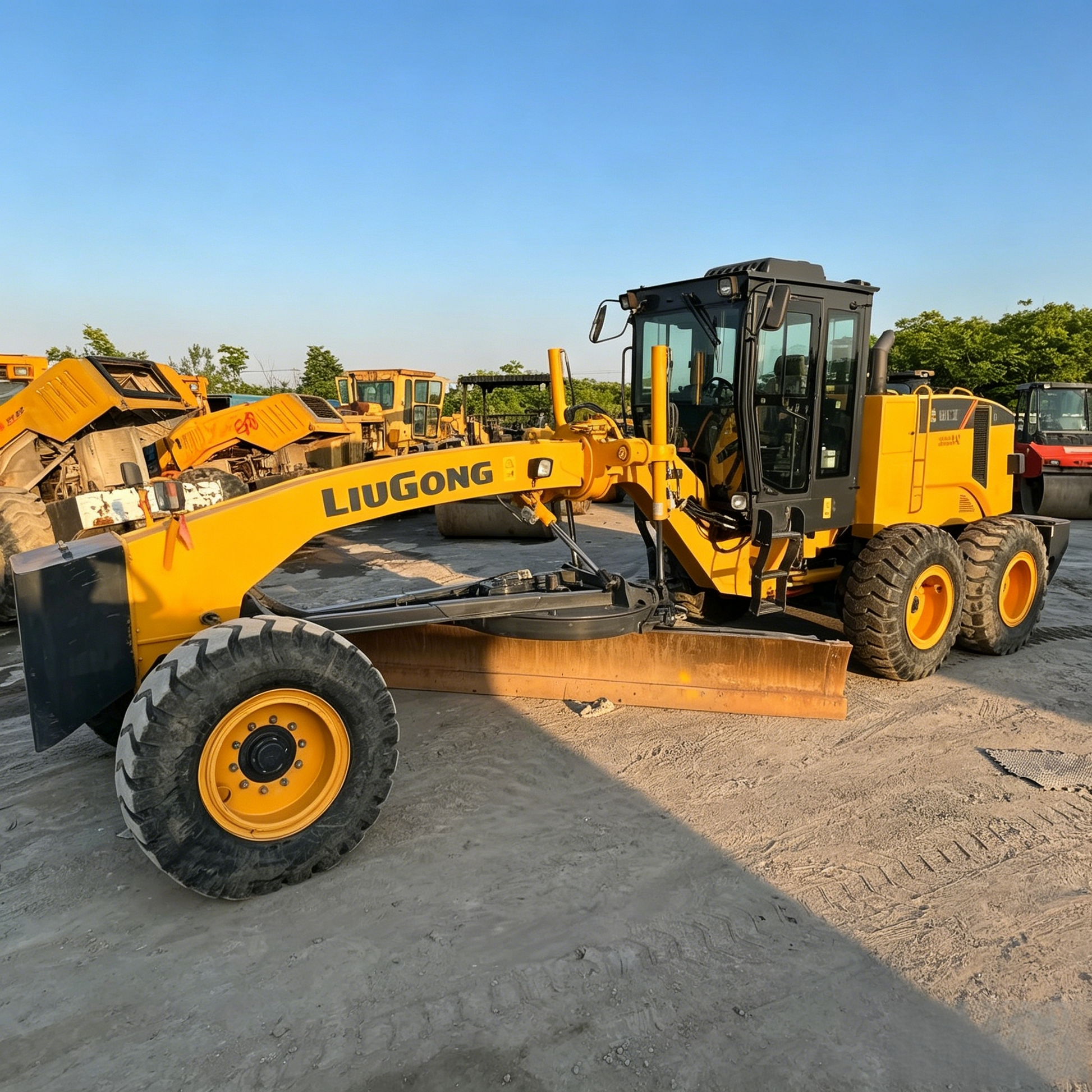 Used Liugong 4215 Motor Grader for Sale side view
