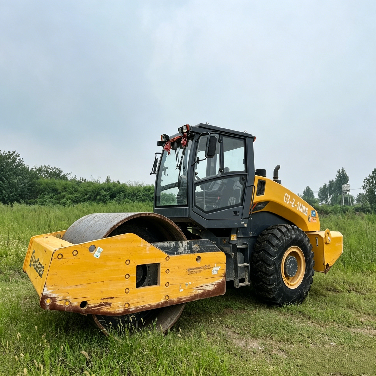 Used Liugong 6622E Road Roller for Sale side view